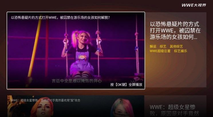 wwe大视界体育app最新版