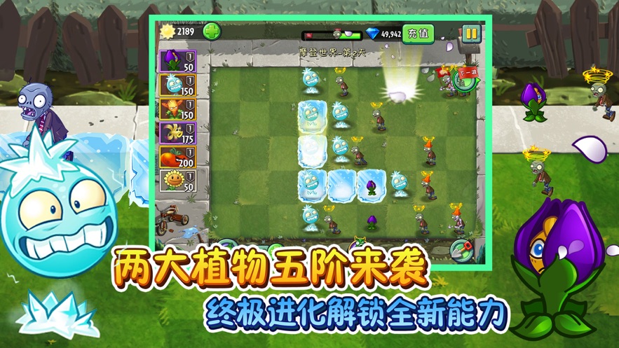 植物大战僵尸2迎元旦2021全植物游戏安卓版